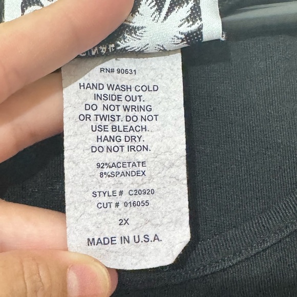 Vintage 80s Copa Cabana Original Floral Beach Lounge Maxi Dress and Jacket Sz 2X - Picture 11 of 11